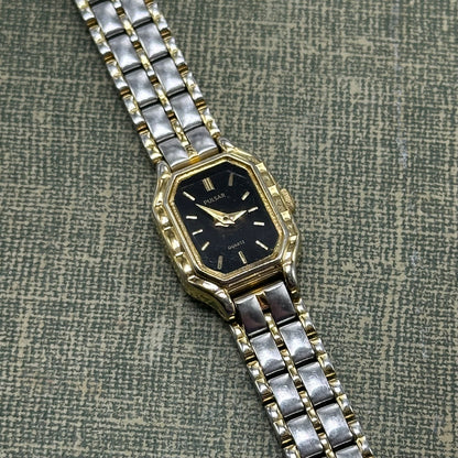 Two-Tone Pulsar Watch with Black Dial