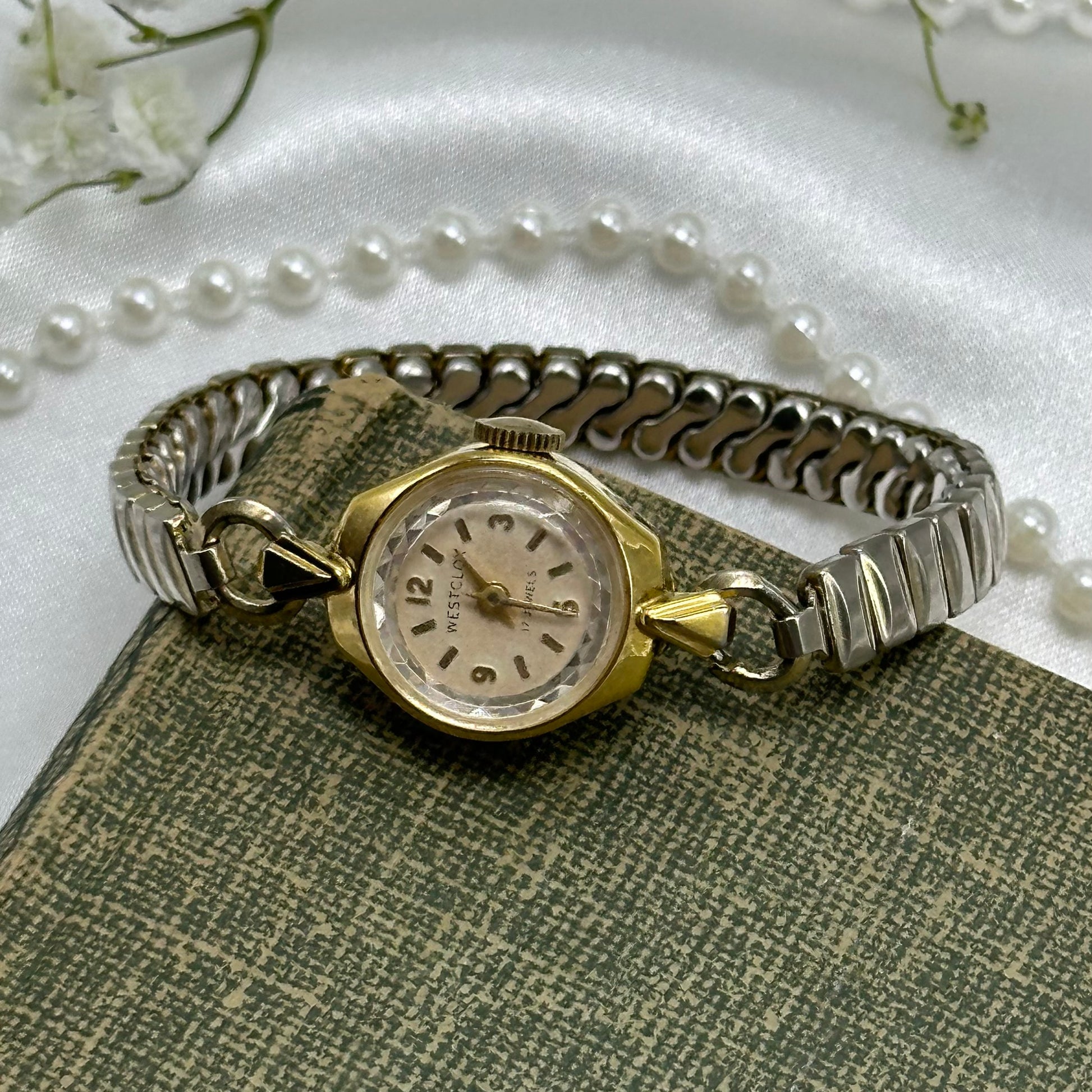 Two-Tone Westclox Cocktail Watch