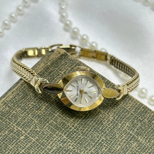 Vintage 10k RGP Benrus 1960's Cocktail Watch