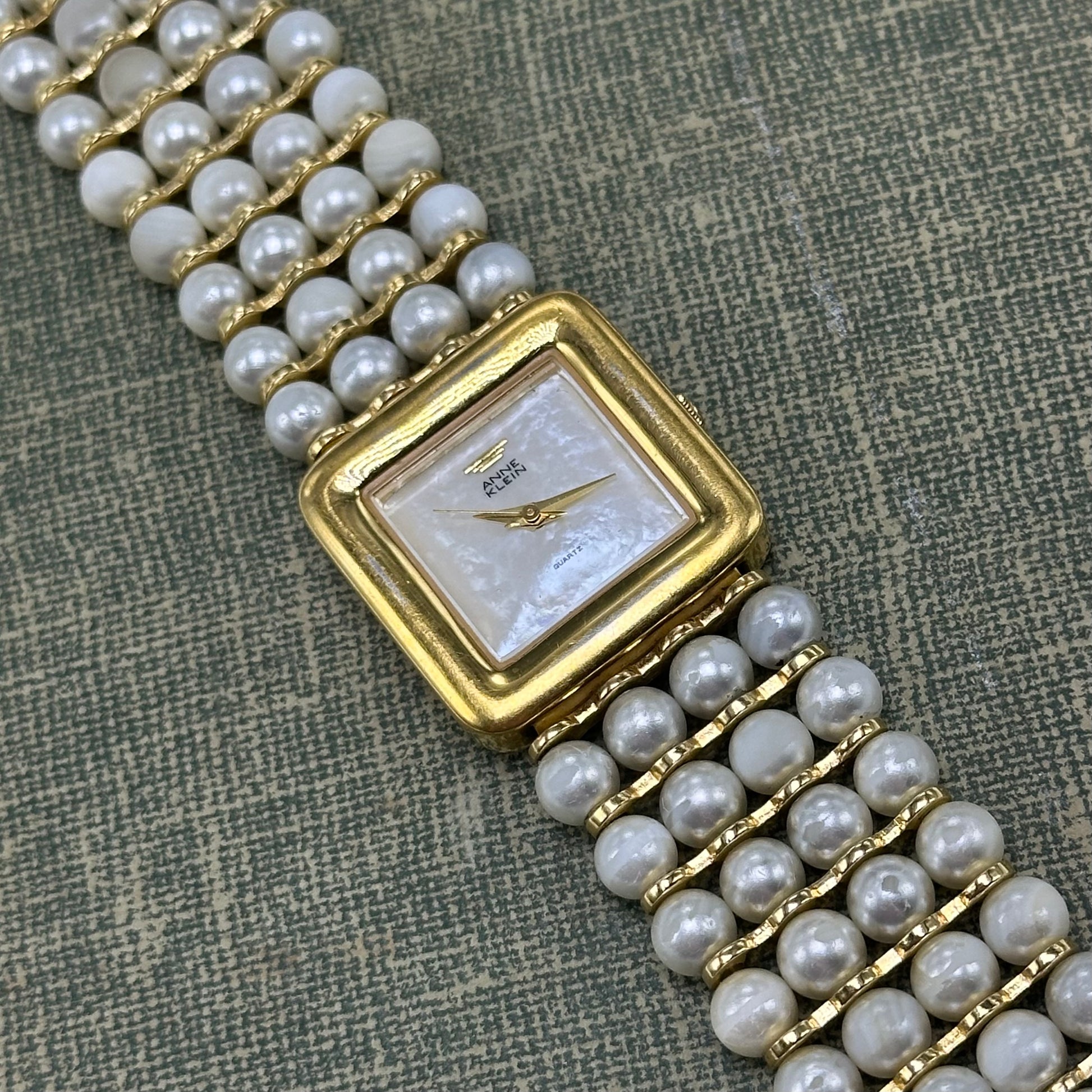Vintage Anne Klein Pearl Watch