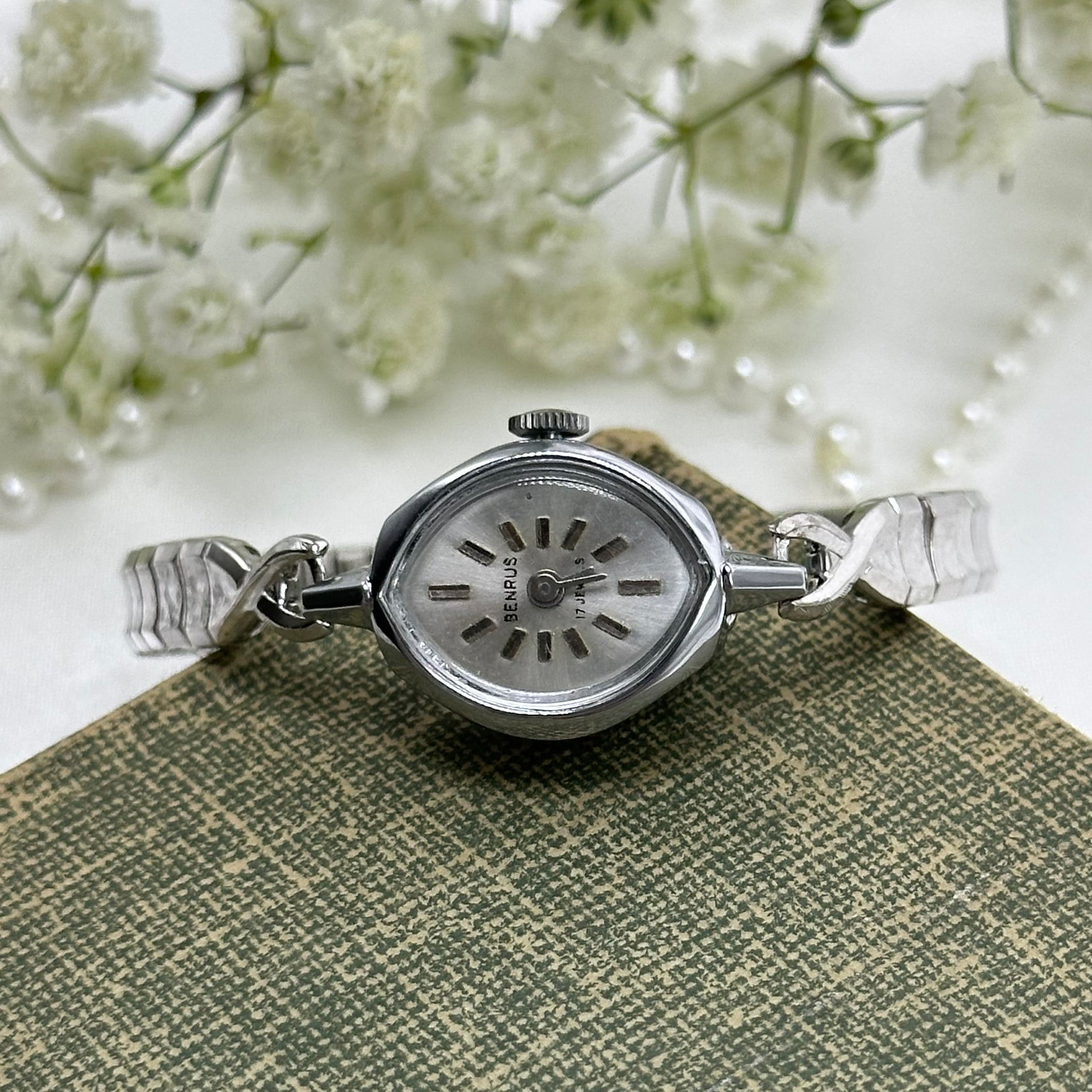 Vintage Benrus Wind-Up Cocktail Watch