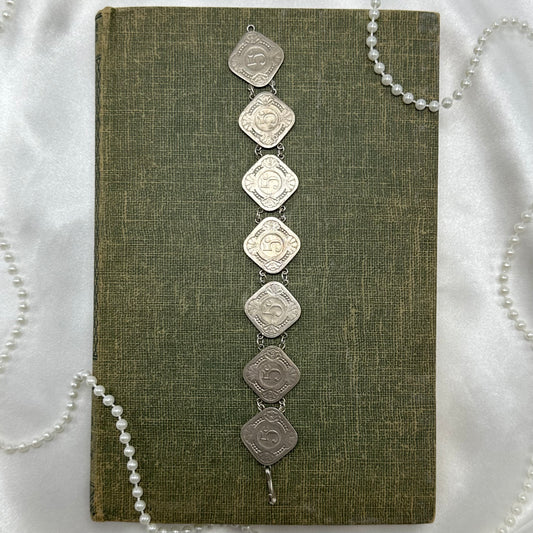 Vintage Dutch Coin Bracelet