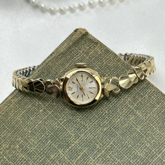 Vintage Gold Timex Wind-Up Watch