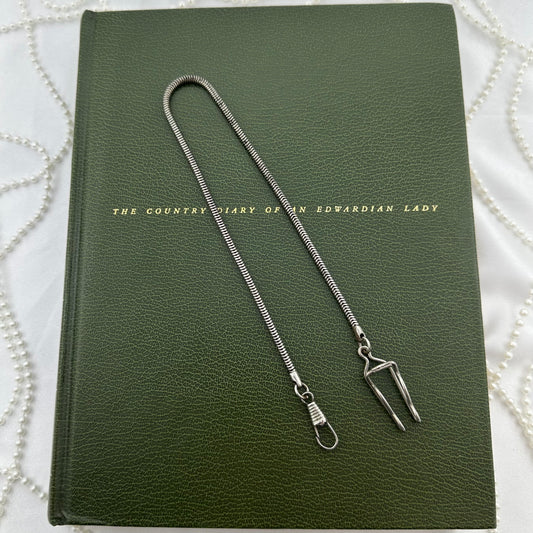 Vintage Gold Watch Chain with Money Clip