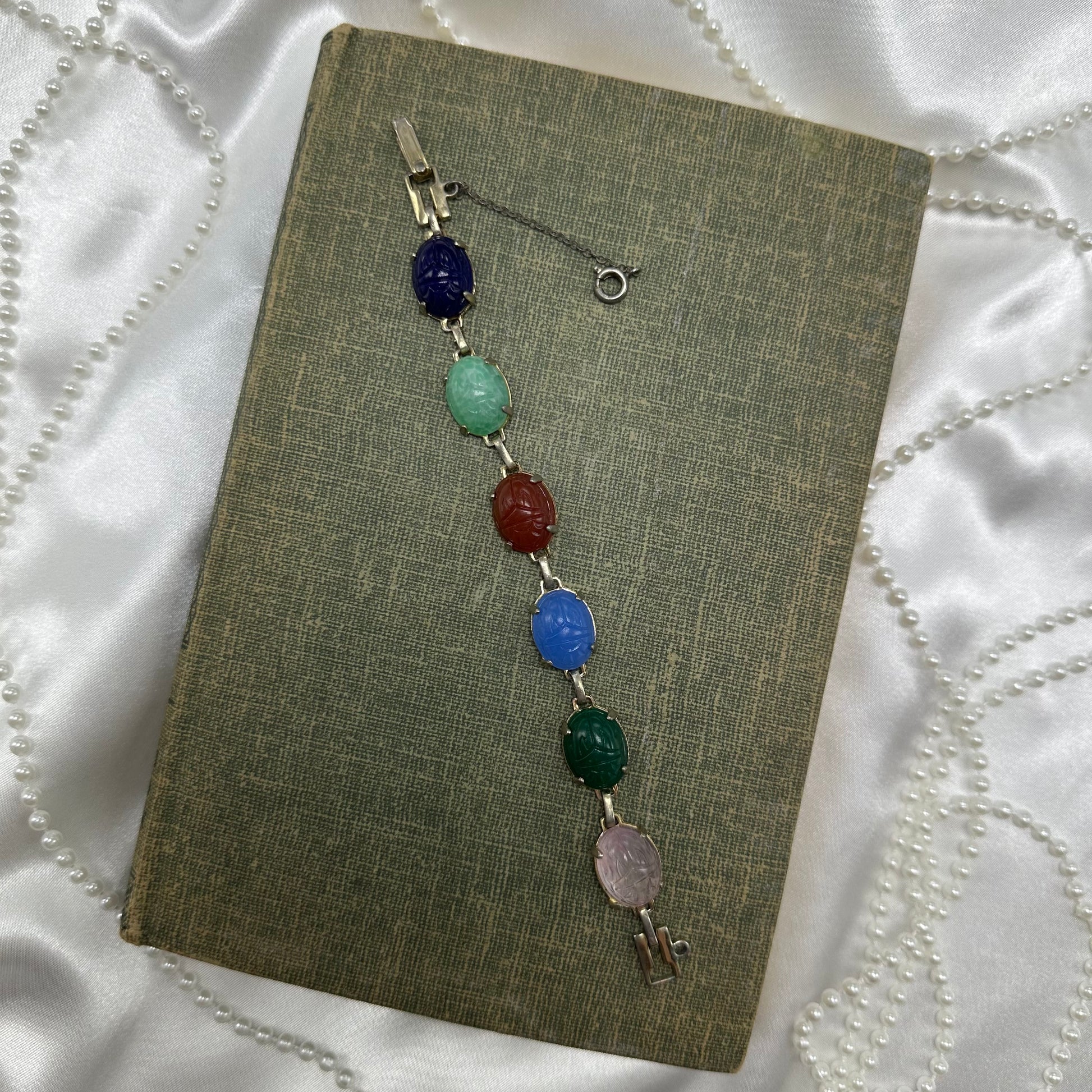 Vintage Scarab Bracelet