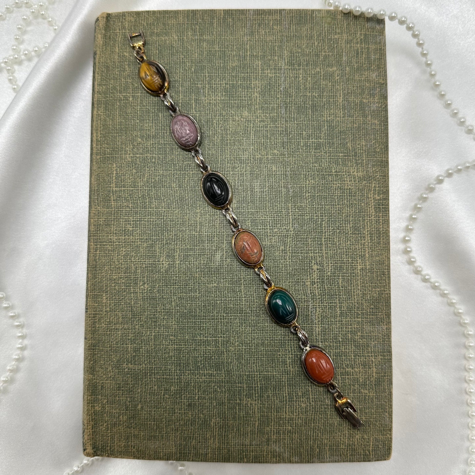 Vintage Scarab Bracelet