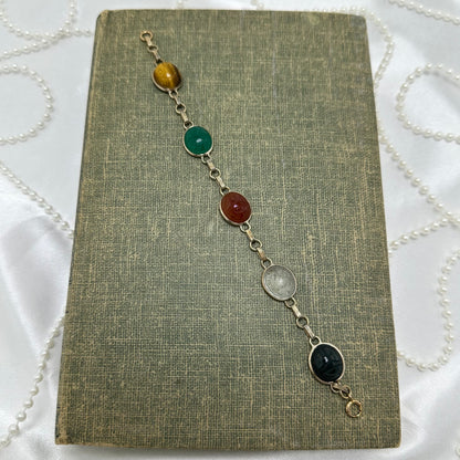 Vintage Silver Scarab Bracelet