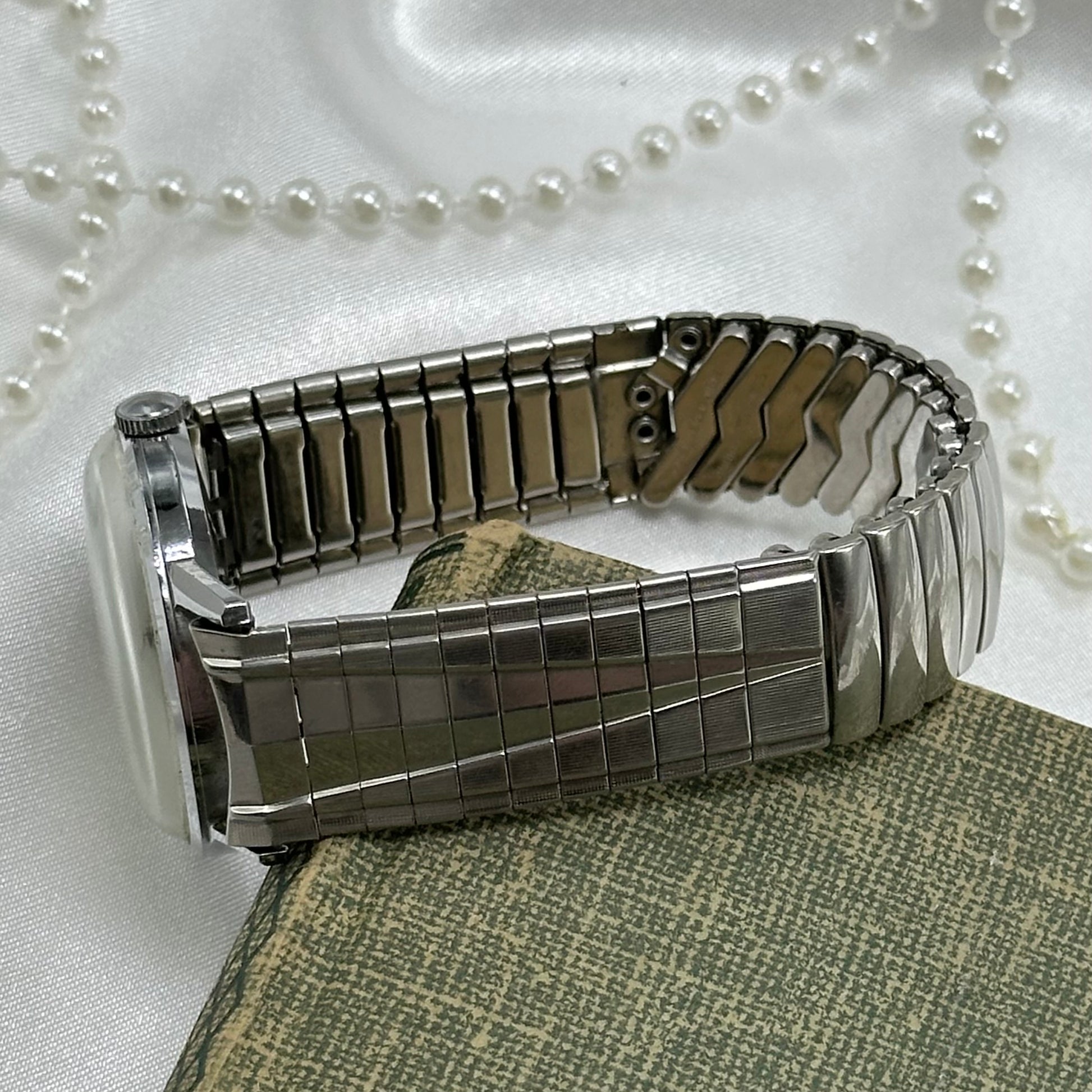 Vintage Silver Timex band