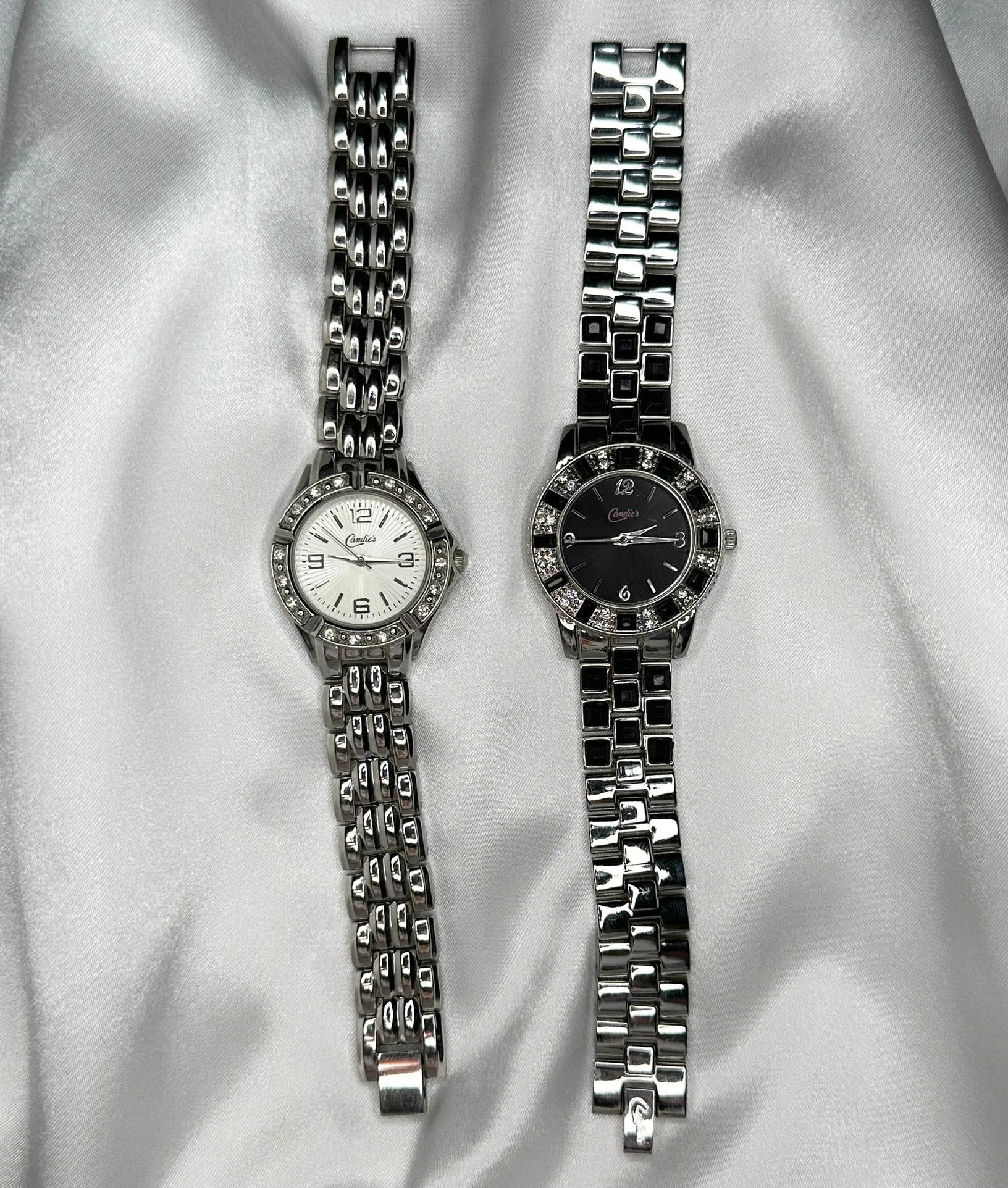 Y2K Duo Black and White Dial Candies Watches